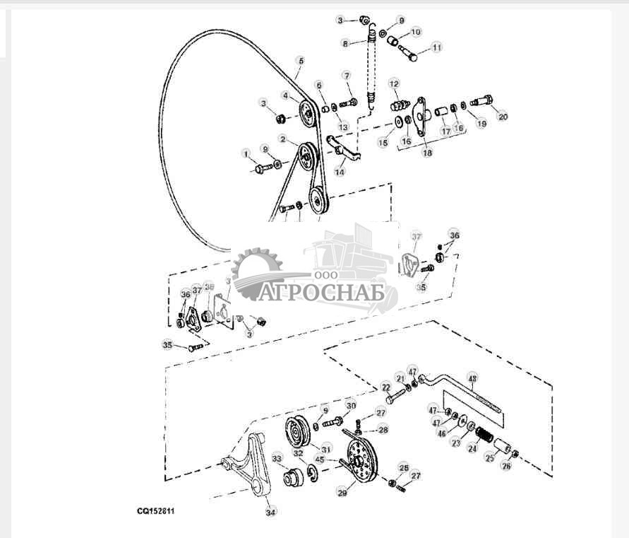 Поворотное жалюзи радиатора 